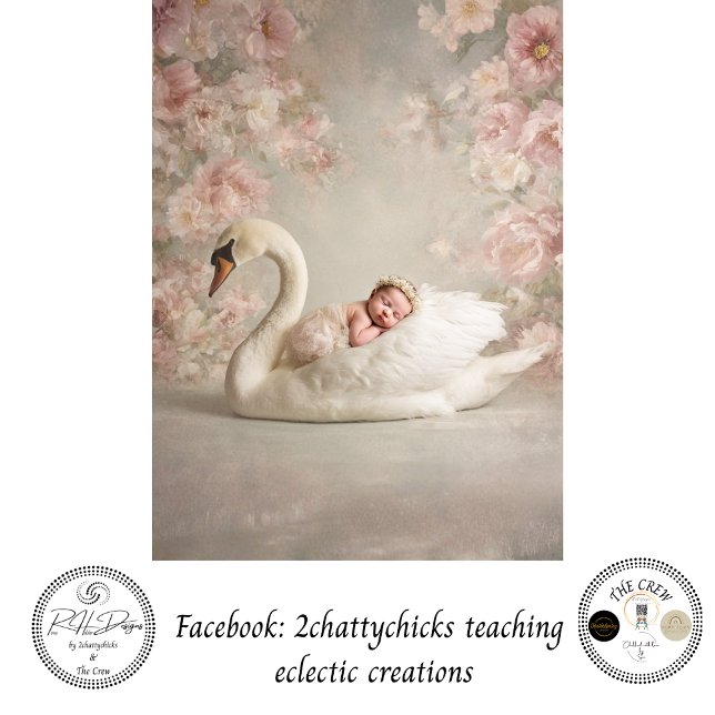 Papier Mousseline Miracle decoupage Noëlle & Swan (Créateur téléchargé)