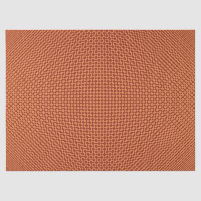 Papier Mousseline "Mirage"| Amberglow on Terracotta| (Recto)