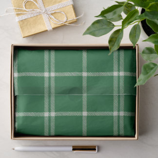 Papier Mousseline Mistletoe Plaid