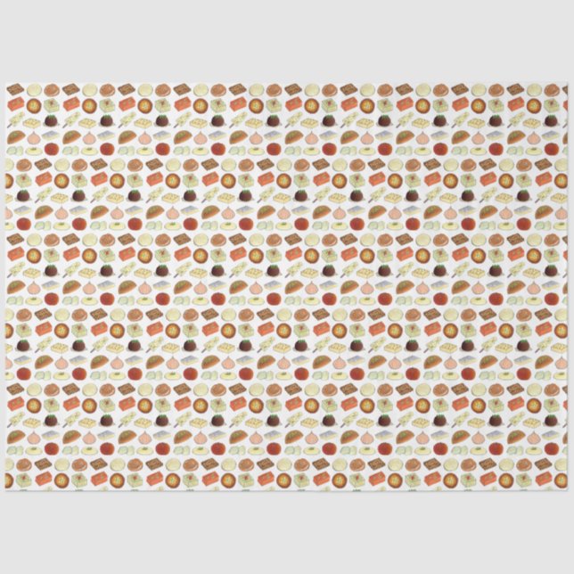 Papier Mousseline Mithai Indian Sweets confiserie Desserts Inde (Recto)