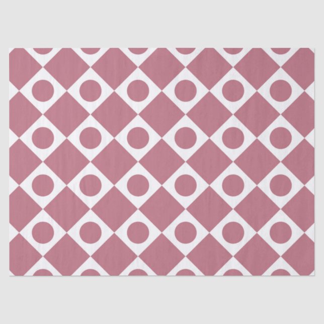 Papier Mousseline Mod Retro 60's Wildberry (Recto)