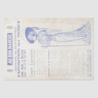 Mode vintage et découpage de la Dame Bleue