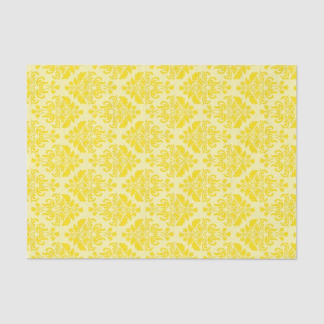 Papier Mousseline Modèle Damask de l'Empire français #8 (Recto)