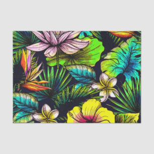 Papier Mousseline Modèle floral