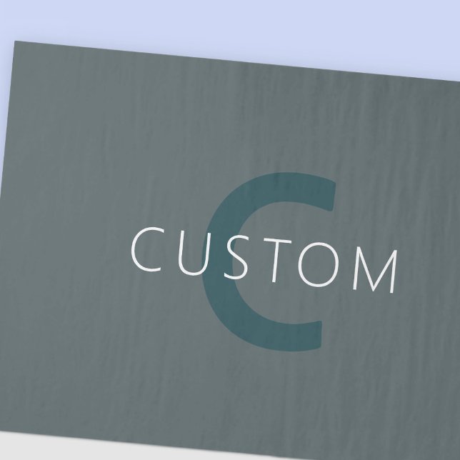 Papier Mousseline Modèle monographique élégant et personnalisable (Créateur téléchargé)