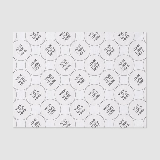 Papier Mousseline Modèle télécharger le logo de l'entreprise ici (Recto)