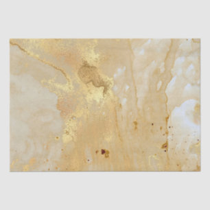 Papier Mousseline Moderne Élégant Faux Or Marbre Motif Aquarelle