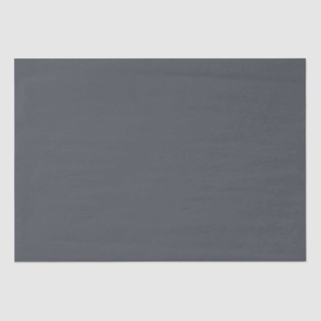 Papier Mousseline Moderne Gris de Charbon Couleur uni (Recto)