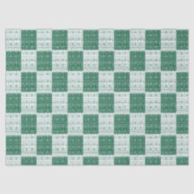 Moderne Mudcloth vert et blanc inspiré de l'Afriqu