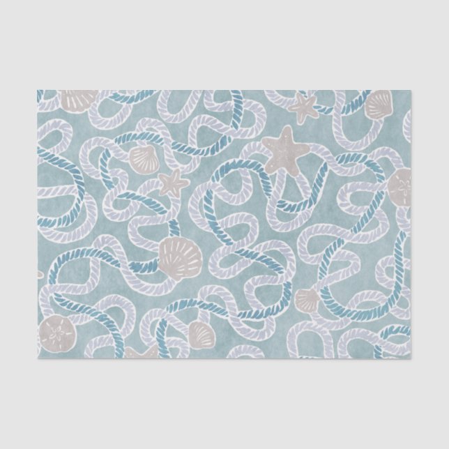 Papier Mousseline Moderne Nautique (Recto)