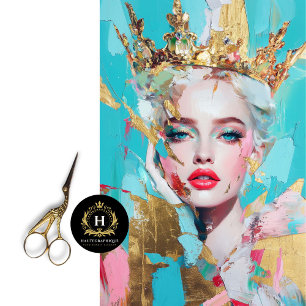 Papier Mousseline Mois de l'histoire des femmes de la reine d'or Abs