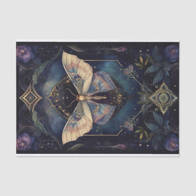 Papier Mousseline Mois de minuit 2 (Recto)