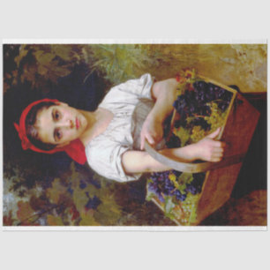 Papier Mousseline Moissonneuse, Bouguereau
