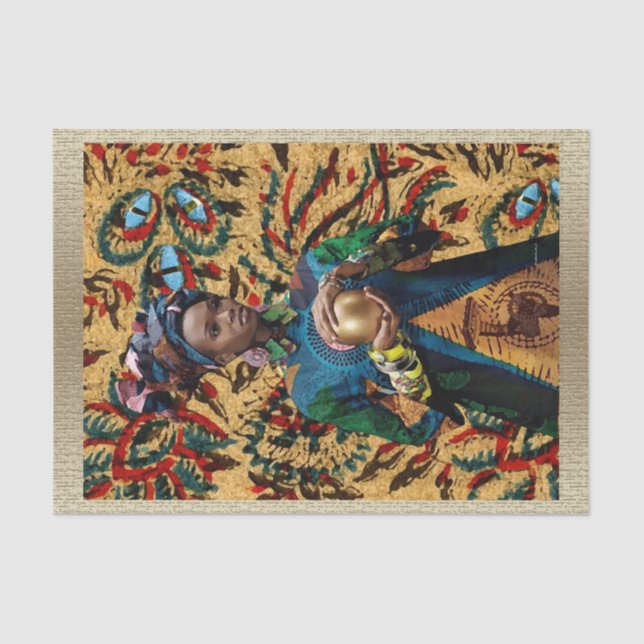 Papier Mousseline Mojo Princesse d'Afrique (Recto)