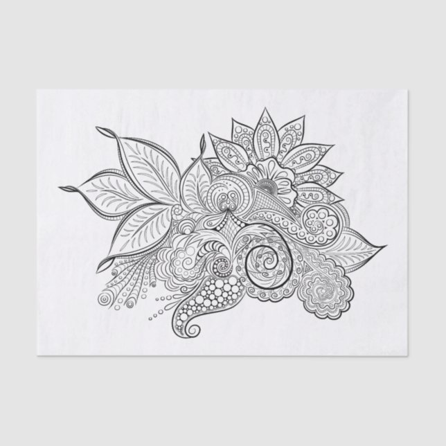 Papier Mousseline moment de calmer papier de tissu (Recto)