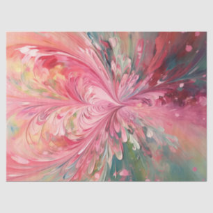 Papier Mousseline Mon Coeur Phoenix, Magnifique peinture Abstraite