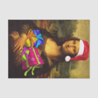 Mona Lisa Santa Claus