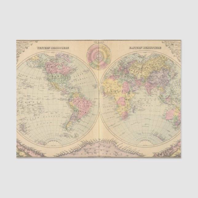 Papier Mousseline Monde 10 (Recto)