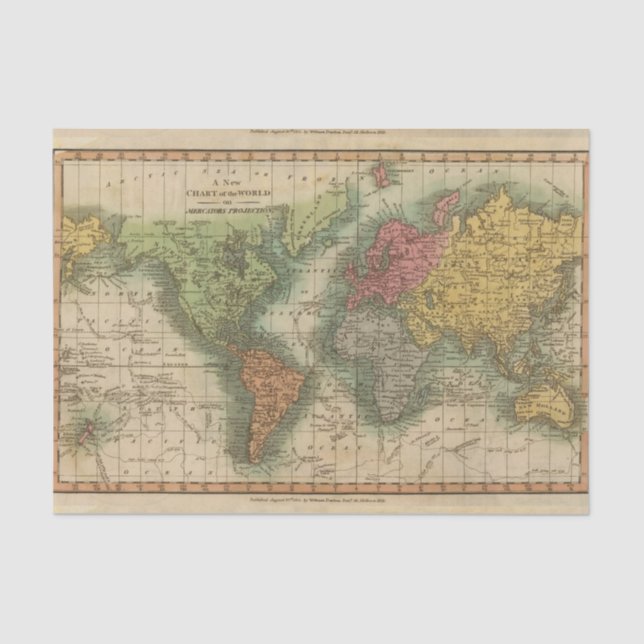 Papier Mousseline Monde 4 (Recto)