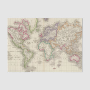 Papier Mousseline Monde 9