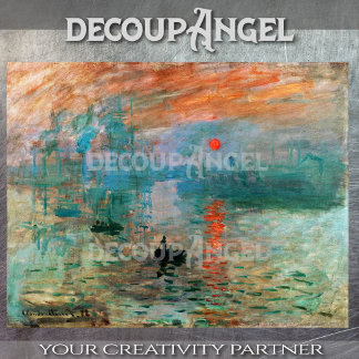 Papier Mousseline Monet - Impression, Découpage Sunrise