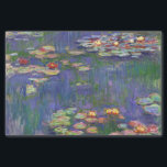 Papier Mousseline Monet Water Lilies Chef-d'oeuvre Peinture<br><div class="desc">Monet Water Lilies - Ce tableau Monet classique a été peint par Claude Monet en 1916. Il fait partie de sa célèbre collection de nénuphars où il peint dans son jardin à Giverney,  France. Un tableau de chef-d'oeuvre.</div>