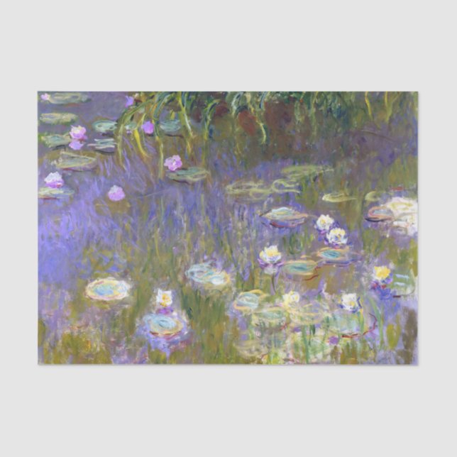 Papier Mousseline Monet Water Lilies Fine Art (1922) (Recto)