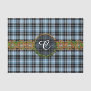Papier Mousseline Monogramme Clark Tartan