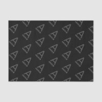 Monogramme moderne noir personnalisé