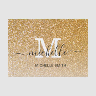 Papier Mousseline Monogramme monographique chic féminin