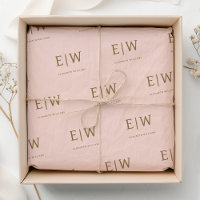 Monogramme rose Entreprise Emballage