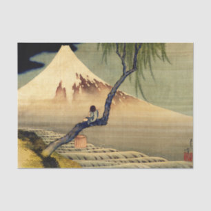 Papier Mousseline Mont Fuji Japonais Vintage