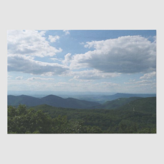 Papier Mousseline Montagnes Appalaches II Shenandoah (Recto)