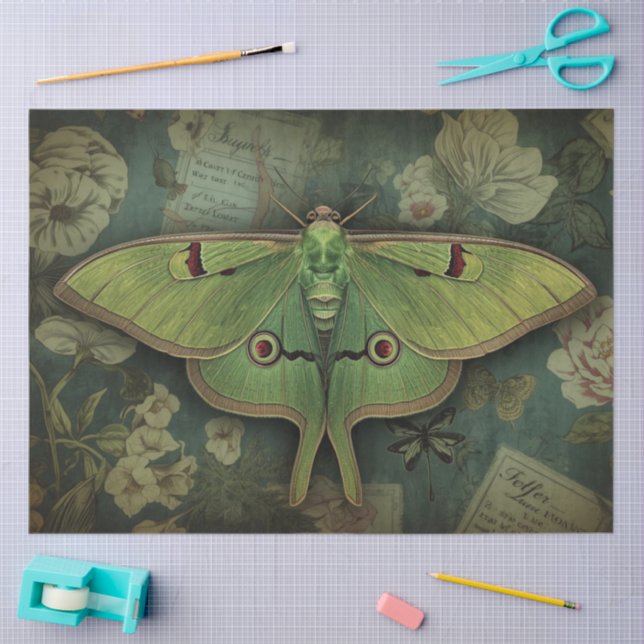 Papier Mousseline Moon Moth Botanicals Apothecary (Artisanat)