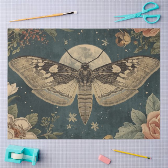 Papier Mousseline Moon Moth Botanicals Apothecary (Artisanat)