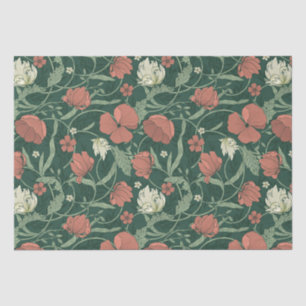 Papier Mousseline Morris Garden Motif Floral