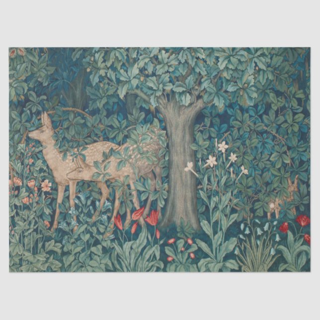 Papier Mousseline Morris Tapestry Deer (Recto)