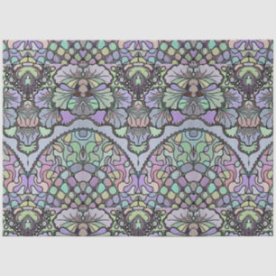Papier Mousseline Mosaïque abstraite de pansement