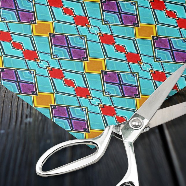 Papier Mousseline Mosaïque moderne en verre peint - Sci-Fi Artistes  (Créateur téléchargé)