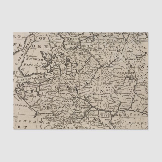 Papier Mousseline Moscovy, Russie (Recto)