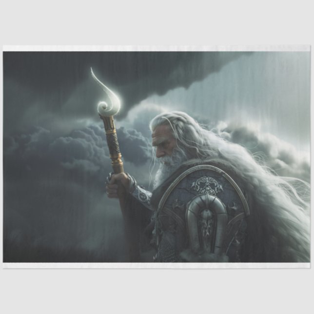 Papier Mousseline Moses avec découpage du personnel (Recto)