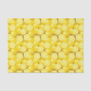 Papier Mousseline Motif 2 de citron