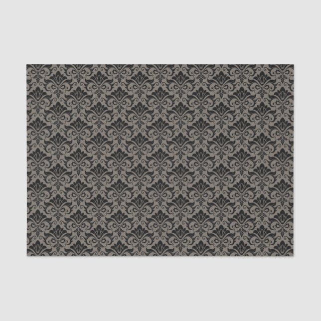Papier Mousseline Motif 2 de damassé (Recto)