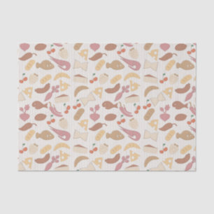 Papier Mousseline Motif 2 de nourriture