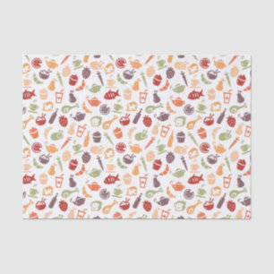 Papier Mousseline Motif 2 de nourriture