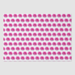 Papier Mousseline Motif à répétition rose Dahlia simple élégant