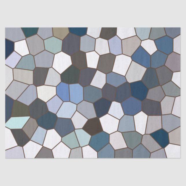 Papier Mousseline Motif à tonalité terrestre moderne (Recto)