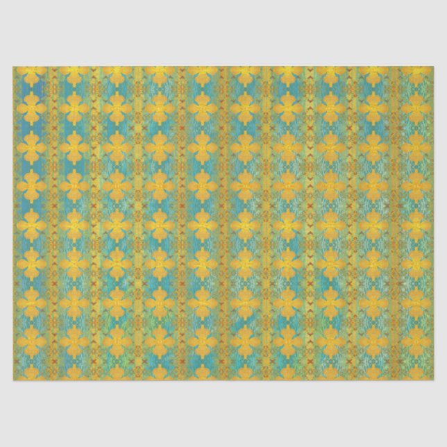 Papier Mousseline MOTIF abstrait (Recto)