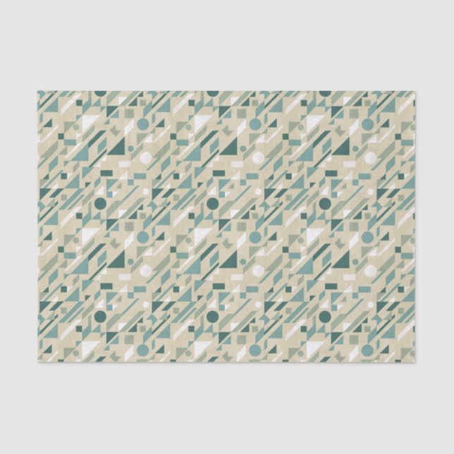 Papier Mousseline Motif abstrait (Recto)