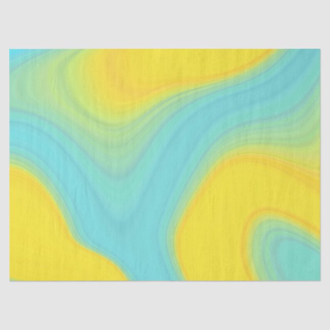 Papier Mousseline motif abstrait. (Recto)